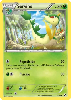 Servine #3/114 · Pokémon