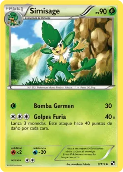 Simisage #8/114 · Pokémon