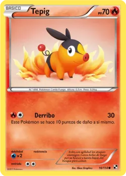 Tepig #16/114 · Pokémon