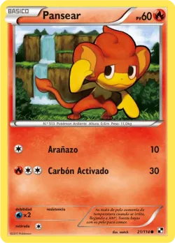 Pansear #21/114 · Pokémon