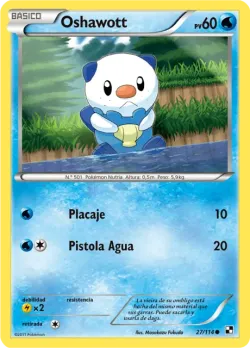 Oshawott #27/114 · Pokémon