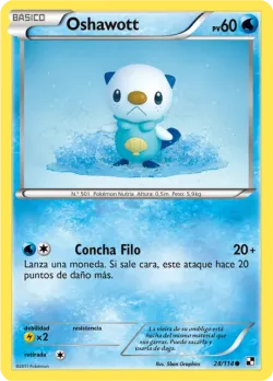 Oshawott #28/114 · Pokémon