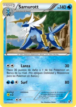 Samurott #31/114 · Pokémon