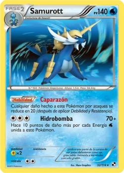 Samurott #32/114 · Pokémon