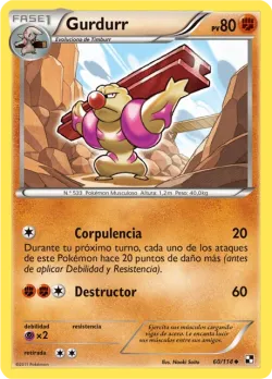 Gurdurr #60/114 · Pokémon