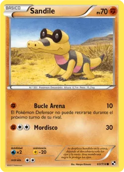 Sandile #63/114 · Pokémon