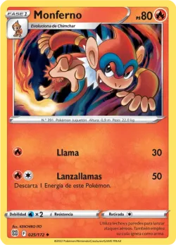 Monferno #025/172 · Pokémon