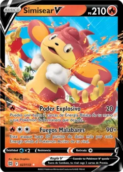Simisear V #027/172 · Pokémon