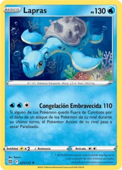Lapras #031/172 · Pokémon
