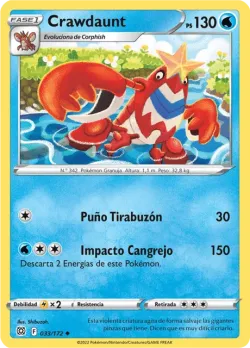 Crawdaunt #033/172 · Pokémon
