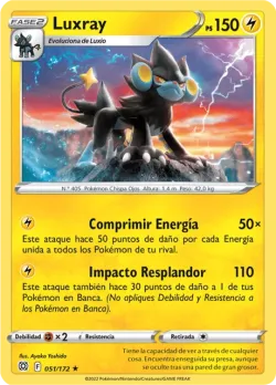 Luxray #051/172 · Pokémon