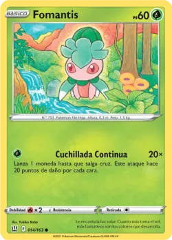 Fomantis #014/163 · Pokémon