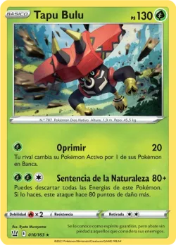 Tapu Bulu #016/163 · Pokémon