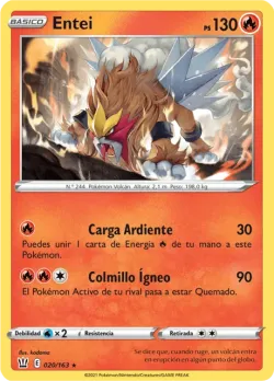 Entei #020/163 · Pokémon