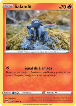 Salandit #027/163 · Pokémon
