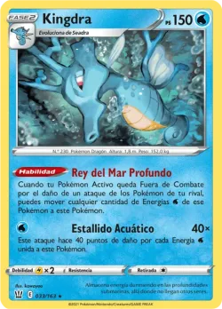 Kingdra #033/163 · Pokémon