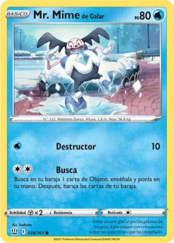 Galarian Mr. Mime #034/163 · Pokémon