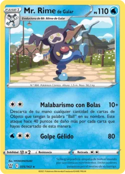 Galarian Mr. Rime #035/163 · Pokémon