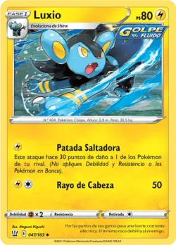 Luxio #047/163 · Pokémon