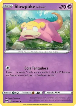 Galarian Slowpoke #054/163 · Pokémon