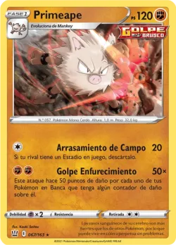 Primeape #067/163 · Pokémon