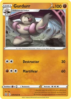 Gurdurr #074/163 · Pokémon