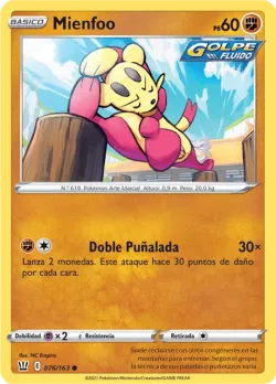 Mienfoo #076/163 · Pokémon