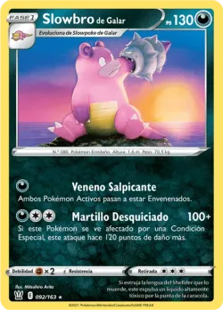 Galarian Slowbro #092/163 · Pokémon