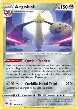Aegislash #107/163 · Pokémon