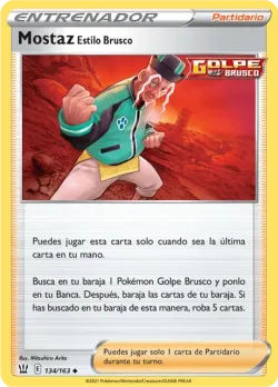 Single Strike Style Mustard #134/163 · Pokémon