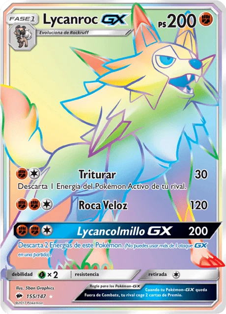 Lycanroc-GX 「BUS 155」「ES」