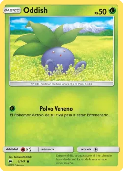 Oddish #4/147 · Pokémon