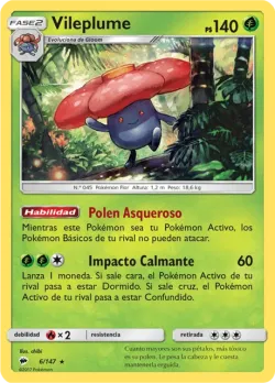 Vileplume #6/147 · Pokémon