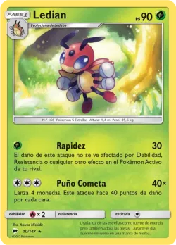 Ledian #10/147 · Pokémon