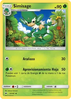 Simisage #13/147 · Pokémon