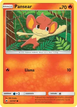 Pansear #22/147 · Pokémon