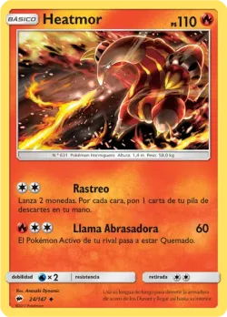 Heatmor #24/147 · Pokémon
