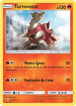 Turtonator #26/147 · Pokémon
