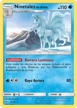 Alolan Ninetales #28/147 · Pokémon