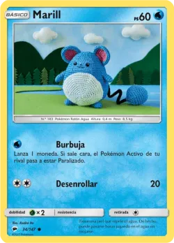 Marill #34/147 · Pokémon
