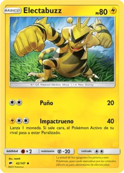Electabuzz #42/147 · Pokémon