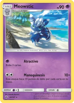 Meowstic #60/147 · Pokémon