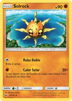 Solrock #69/147 · Pokémon