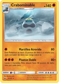 Crabominable #74/147 · Pokémon