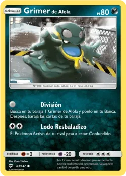 Alolan Grimer #83/147 · Pokémon