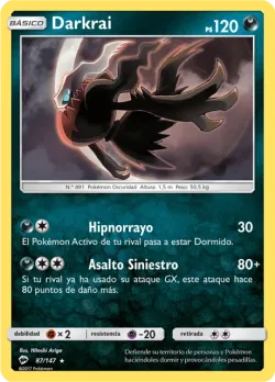 Darkrai #87/147 · Pokémon