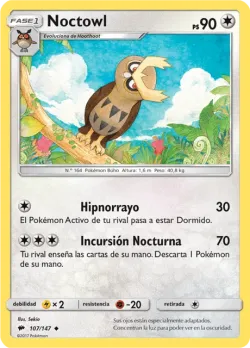Noctowl #107/147 · Pokémon