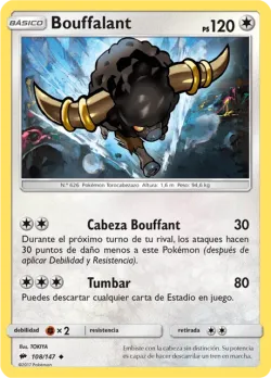 Bouffalant #108/147 · Pokémon