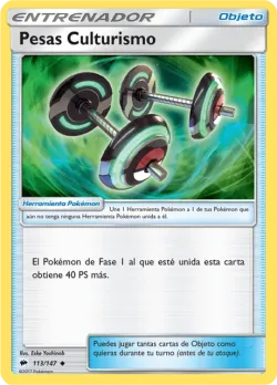 Bodybuilding Dumbbells #113/147 · Pokémon