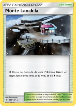 Mount Lanakila #118/147 · Pokémon
